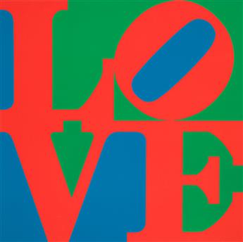 ROBERT INDIANA (1928 - 2018) Love.                                                                                                               